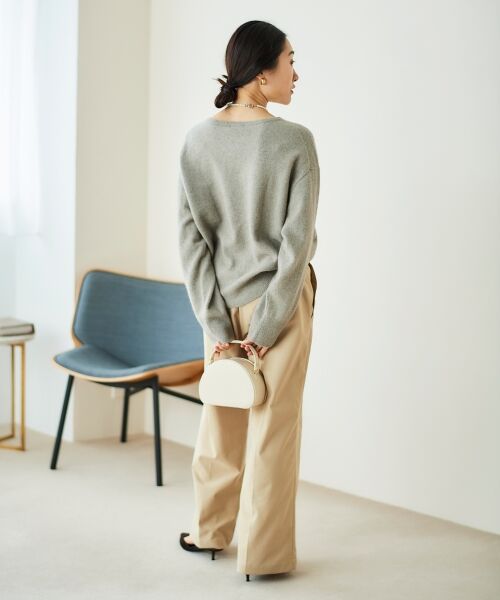 le.coeur blanc / ルクールブラン その他パンツ | 《スタイルアップ効果抜群》ツイルストレッチマリンパンツ | 詳細30