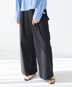 le.coeur blanc / ルクールブラン その他パンツ | サスペンダー付タックワイドパンツ