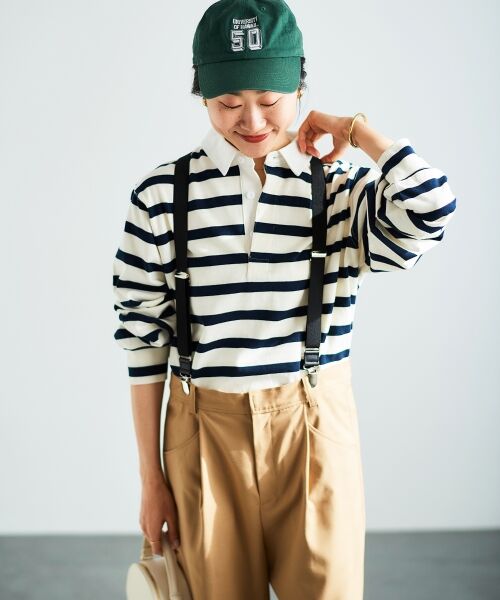 le.coeur blanc / ルクールブラン その他パンツ | サスペンダー付タックワイドパンツ | 詳細17