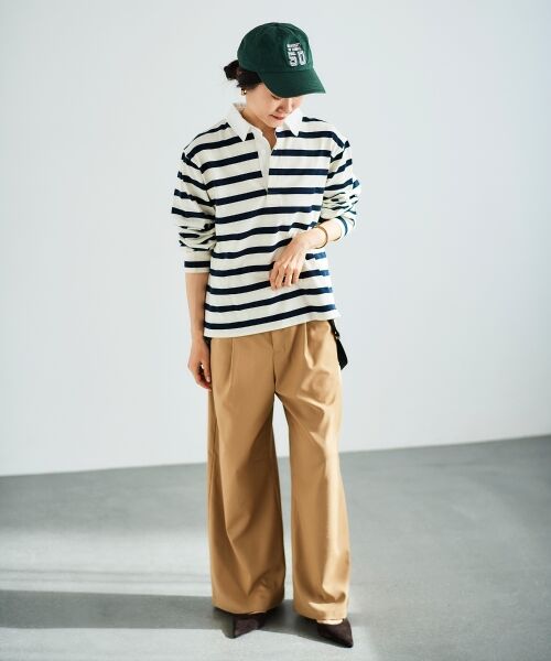 le.coeur blanc / ルクールブラン その他パンツ | サスペンダー付タックワイドパンツ | 詳細18