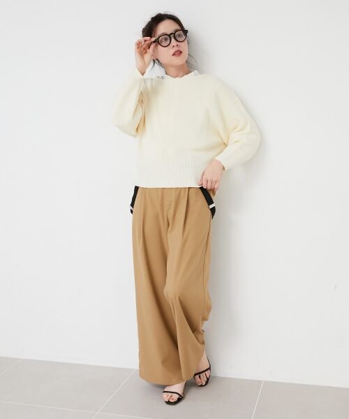 le.coeur blanc / ルクールブラン その他パンツ | サスペンダー付タックワイドパンツ | 詳細23