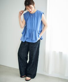 le.coeur blanc / ルクールブラン その他パンツ | 《手洗い可能》カットワークレースパンツ