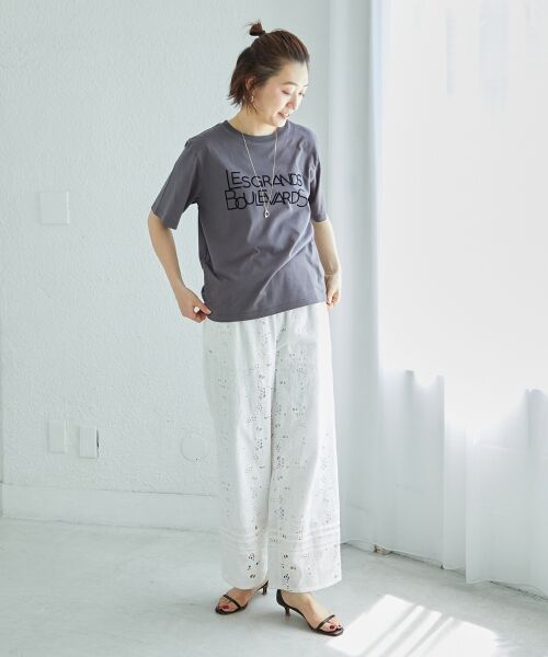 le.coeur blanc / ルクールブラン その他パンツ | 《手洗い可能》カットワークレースパンツ | 詳細14