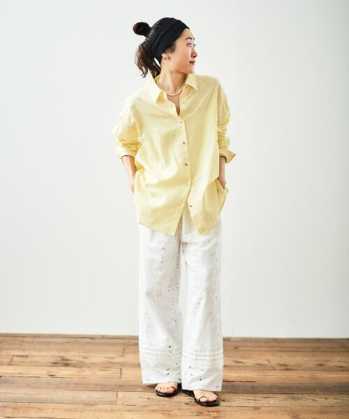 le.coeur blanc / ルクールブラン その他パンツ | 《手洗い可能》カットワークレースパンツ | 詳細16