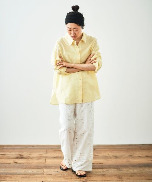 le.coeur blanc / ルクールブラン その他パンツ | 《手洗い可能》カットワークレースパンツ | 詳細17