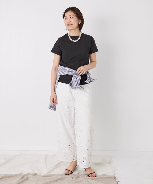 le.coeur blanc / ルクールブラン その他パンツ | 《手洗い可能》カットワークレースパンツ | 詳細21