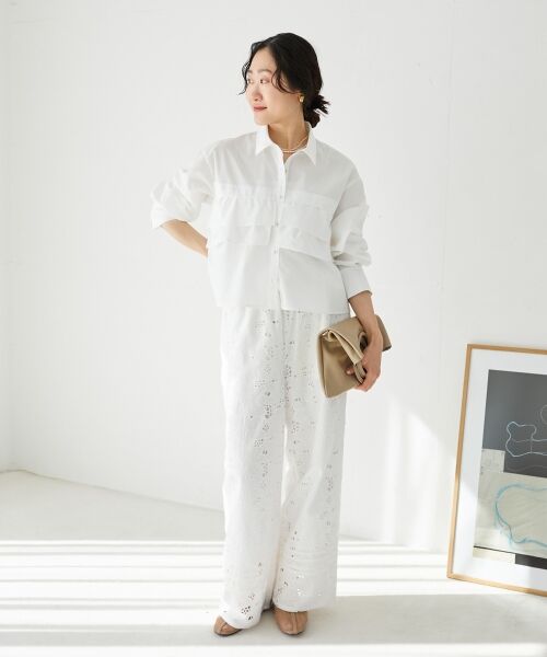 le.coeur blanc / ルクールブラン その他パンツ | 《手洗い可能》カットワークレースパンツ | 詳細29