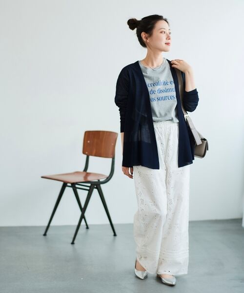 le.coeur blanc / ルクールブラン その他パンツ | 《手洗い可能》カットワークレースパンツ | 詳細4