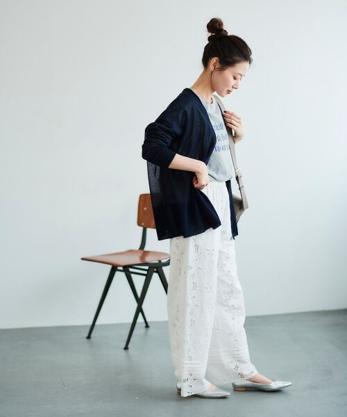 le.coeur blanc / ルクールブラン その他パンツ | 《手洗い可能》カットワークレースパンツ | 詳細5