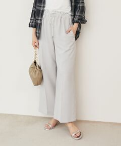 le.coeur blanc / ルクールブラン その他パンツ | 《さらっとした素材感》タンブラーブッチャーイージーパンツ