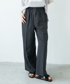 le.coeur blanc / ルクールブラン その他パンツ | 《さらっとした素材感》タンブラーブッチャーイージーパンツ