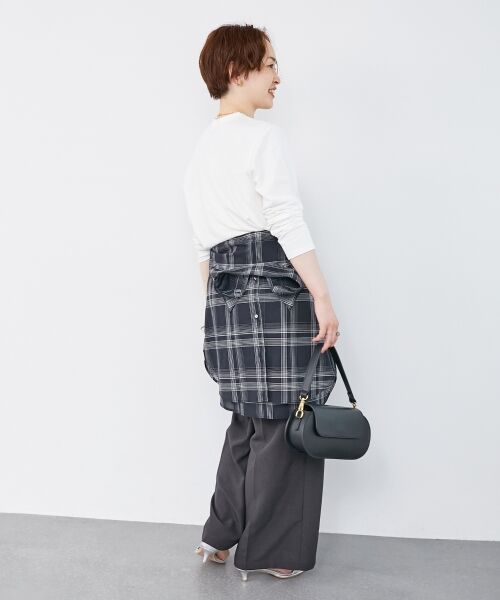 le.coeur blanc / ルクールブラン その他パンツ | 《さらっとした素材感》タンブラーブッチャーイージーパンツ | 詳細10