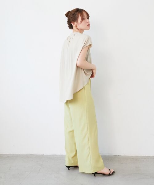 le.coeur blanc / ルクールブラン その他パンツ | 《さらっとした素材感》タンブラーブッチャーイージーパンツ | 詳細25