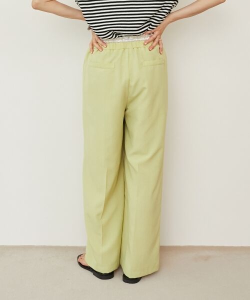 le.coeur blanc / ルクールブラン その他パンツ | 《さらっとした素材感》タンブラーブッチャーイージーパンツ | 詳細29
