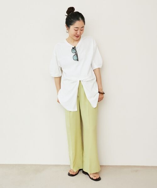 le.coeur blanc / ルクールブラン その他パンツ | 《さらっとした素材感》タンブラーブッチャーイージーパンツ | 詳細30