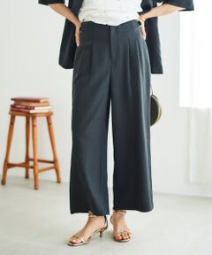 le.coeur blanc / ルクールブラン その他パンツ | 《手洗い可能》タンブラーブッチャータックワイドパンツ