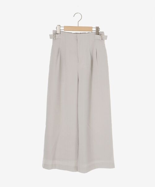 le.coeur blanc / ルクールブラン その他パンツ | 《手洗い可能》タンブラーブッチャータックワイドパンツ | 詳細1