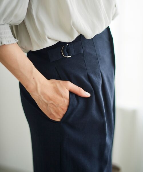 le.coeur blanc / ルクールブラン その他パンツ | 《手洗い可能》タンブラーブッチャータックワイドパンツ | 詳細20