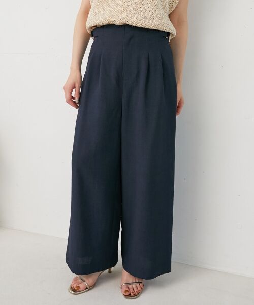 le.coeur blanc / ルクールブラン その他パンツ | 《手洗い可能》タンブラーブッチャータックワイドパンツ | 詳細21