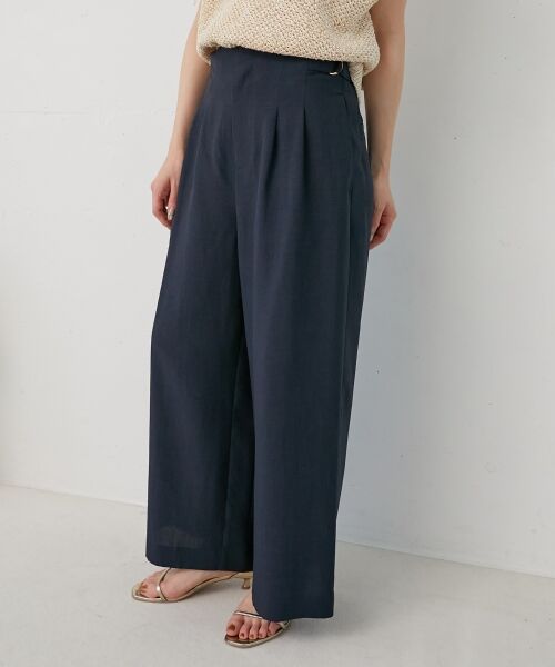 le.coeur blanc / ルクールブラン その他パンツ | 《手洗い可能》タンブラーブッチャータックワイドパンツ | 詳細22