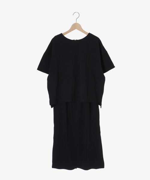 le.coeur blanc / ルクールブラン ロング・マキシ丈ワンピース | MVS天竺プルオーバー×スカートセット | 詳細1