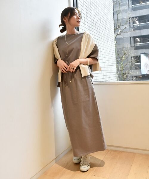 le.coeur blanc / ルクールブラン ロング・マキシ丈ワンピース | MVS天竺プルオーバー×スカートセット | 詳細17