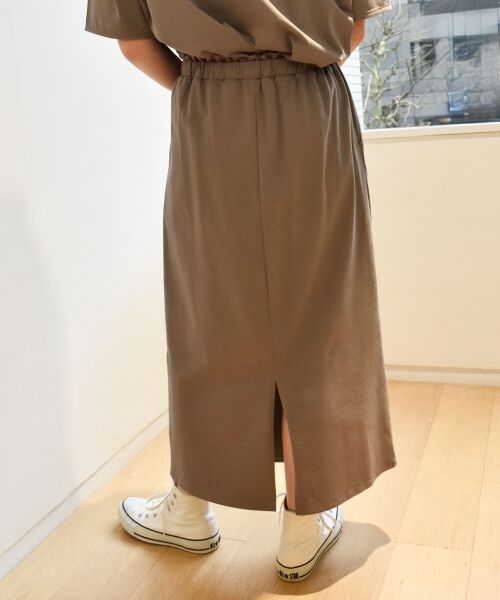 le.coeur blanc / ルクールブラン ロング・マキシ丈ワンピース | MVS天竺プルオーバー×スカートセット | 詳細19