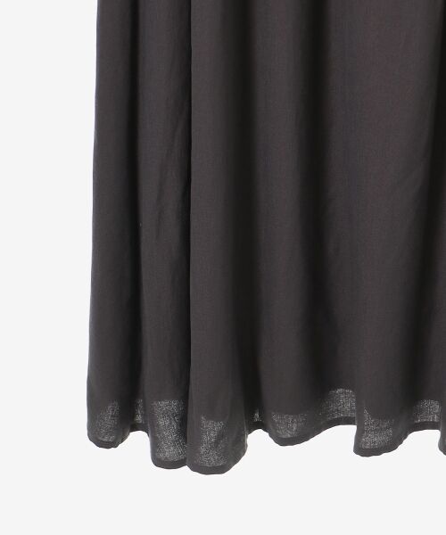 le.coeur blanc / ルクールブラン ロング・マキシ丈ワンピース | 《手洗い可能》リネンライクフロントポケットワンピース | 詳細21