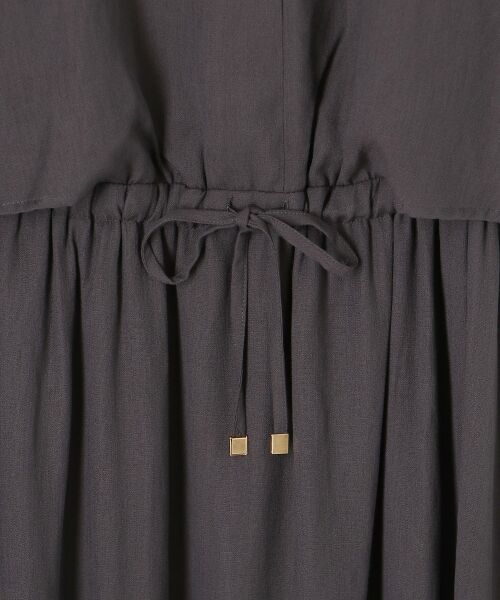 le.coeur blanc / ルクールブラン ロング・マキシ丈ワンピース | 《手洗い可能》リネンライクフロントポケットワンピース | 詳細22