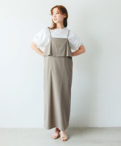 le.coeur blanc / ルクールブラン ロング・マキシ丈ワンピース | RNストレッチキャミワンピース