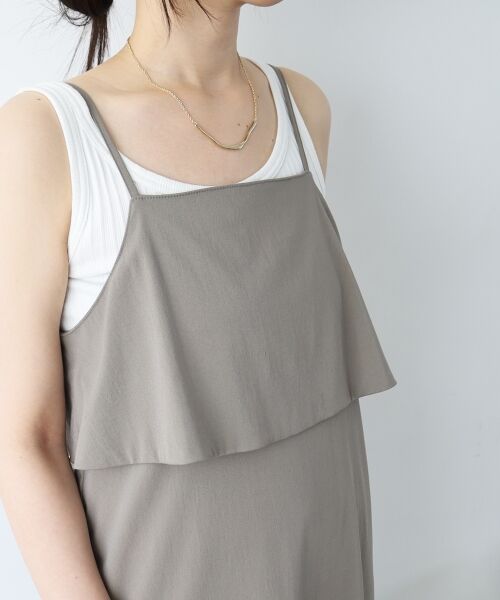 le.coeur blanc / ルクールブラン ロング・マキシ丈ワンピース | RNストレッチキャミワンピース | 詳細15