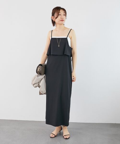 le.coeur blanc / ルクールブラン ロング・マキシ丈ワンピース | RNストレッチキャミワンピース | 詳細18