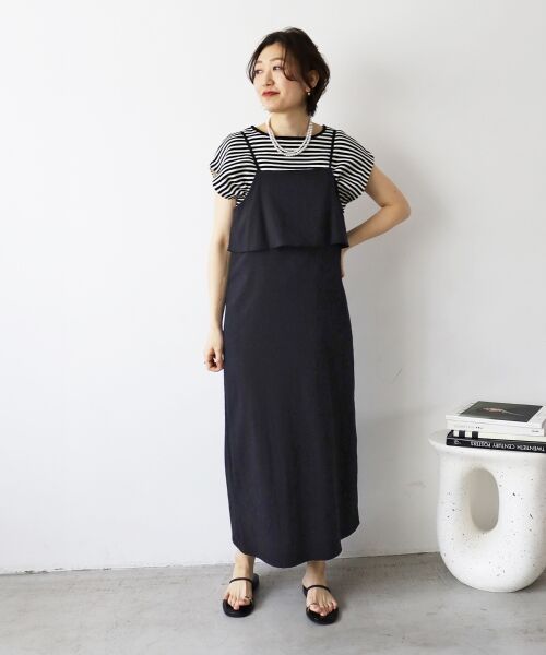 le.coeur blanc / ルクールブラン ロング・マキシ丈ワンピース | RNストレッチキャミワンピース | 詳細21