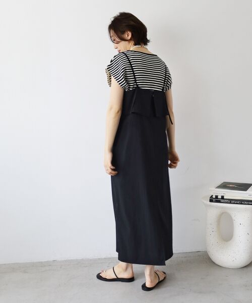 le.coeur blanc / ルクールブラン ロング・マキシ丈ワンピース | RNストレッチキャミワンピース | 詳細22