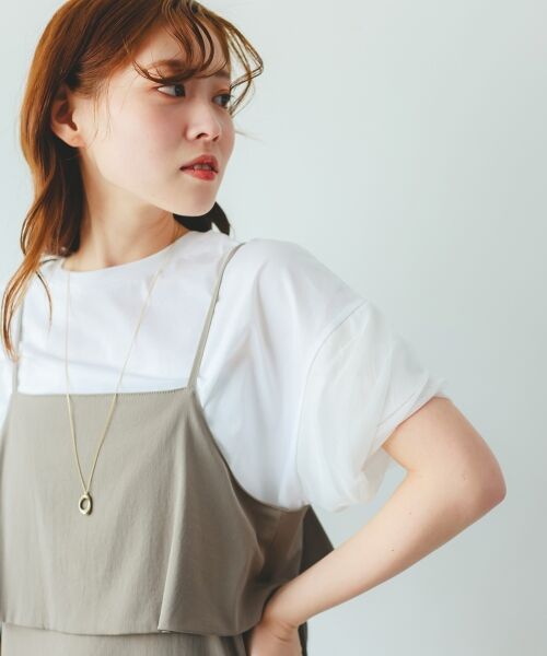 le.coeur blanc / ルクールブラン ロング・マキシ丈ワンピース | RNストレッチキャミワンピース | 詳細4