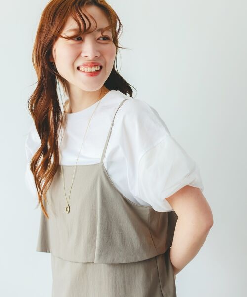 le.coeur blanc / ルクールブラン ロング・マキシ丈ワンピース | RNストレッチキャミワンピース | 詳細5