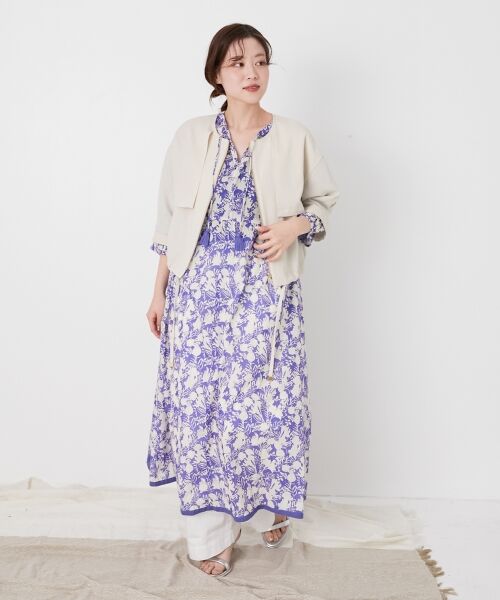 le.coeur blanc / ルクールブラン ブルゾン | 《名品アイテム》リネンライクライトブルゾン | 詳細14