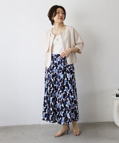 le.coeur blanc / ルクールブラン ブルゾン | 《名品アイテム》リネンライクライトブルゾン | 詳細18