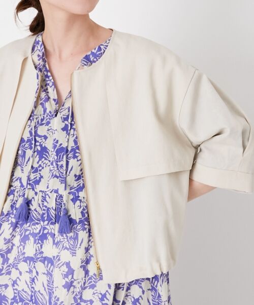 le.coeur blanc / ルクールブラン ブルゾン | 《名品アイテム》リネンライクライトブルゾン | 詳細20