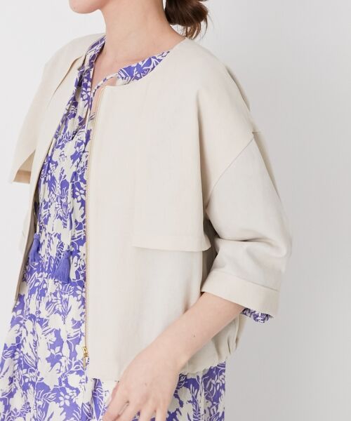 le.coeur blanc / ルクールブラン ブルゾン | 《名品アイテム》リネンライクライトブルゾン | 詳細21