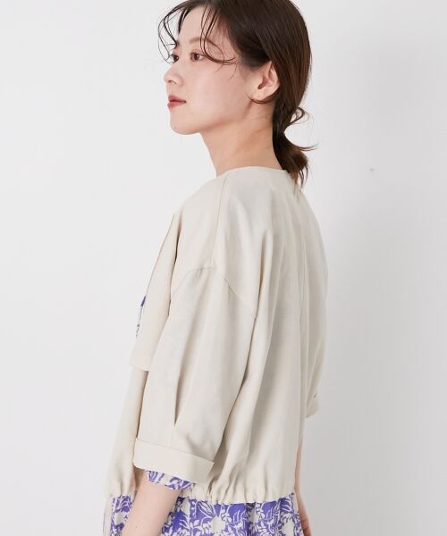 le.coeur blanc / ルクールブラン ブルゾン | 《名品アイテム》リネンライクライトブルゾン | 詳細22