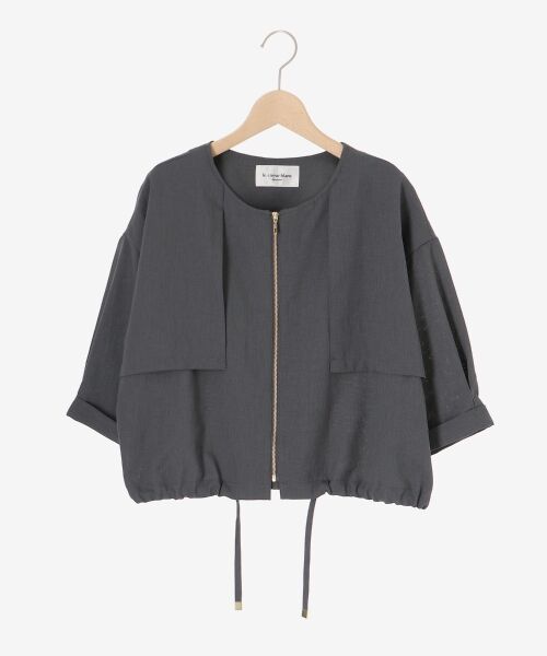 le.coeur blanc / ルクールブラン ブルゾン | 《名品アイテム》リネンライクライトブルゾン | 詳細24