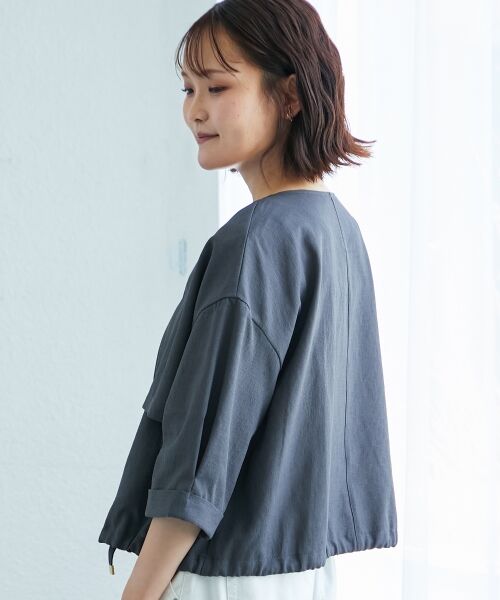 le.coeur blanc / ルクールブラン ブルゾン | 《名品アイテム》リネンライクライトブルゾン | 詳細28