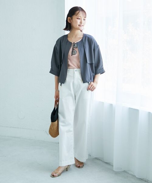 le.coeur blanc / ルクールブラン ブルゾン | 《名品アイテム》リネンライクライトブルゾン | 詳細29