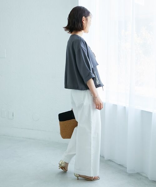 le.coeur blanc / ルクールブラン ブルゾン | 《名品アイテム》リネンライクライトブルゾン | 詳細30