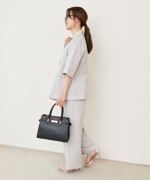 le.coeur blanc / ルクールブラン その他アウター | 《シャツ感覚でラフに羽織れる》タンブラーブッチャーハーフスリーブジャケット | 詳細11