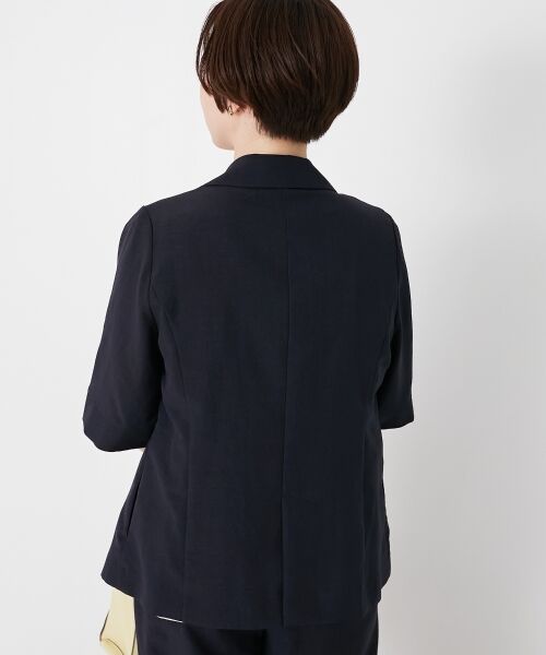 le.coeur blanc / ルクールブラン その他アウター | 《シャツ感覚でラフに羽織れる》タンブラーブッチャーハーフスリーブジャケット | 詳細26