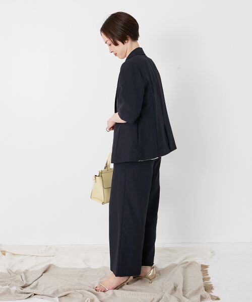 le.coeur blanc / ルクールブラン その他アウター | 《シャツ感覚でラフに羽織れる》タンブラーブッチャーハーフスリーブジャケット | 詳細29