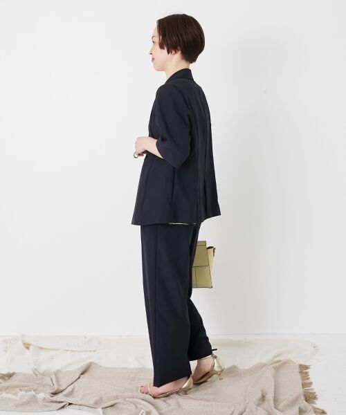 le.coeur blanc / ルクールブラン その他アウター | 《シャツ感覚でラフに羽織れる》タンブラーブッチャーハーフスリーブジャケット | 詳細30