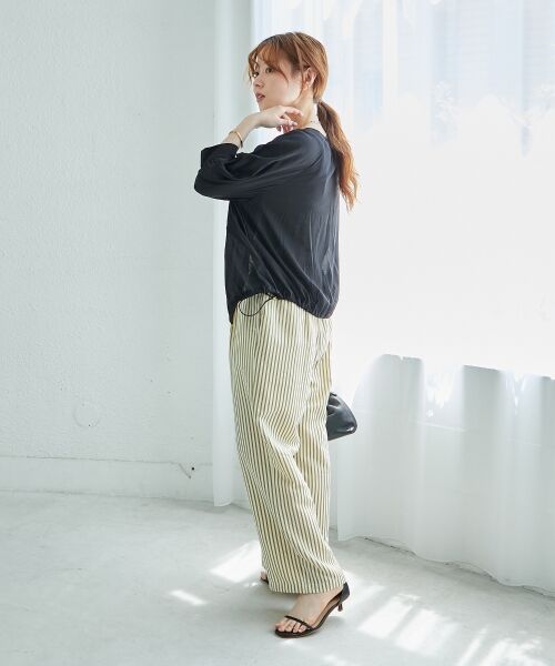 le.coeur blanc / ルクールブラン ブルゾン | 《手洗い可能》ダブルポケットシアーブルゾン | 詳細11